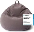 LUMALAND Comfort Line Sitzsack XL, 250 L - bequemer Sofa Sessel - ideal zum Pouf