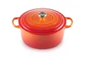 Traditioneller Le Creuset Gusseisen Topf 8,4 l schwarz