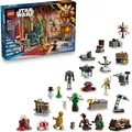 LEGO Star Wars Adventskalender 2025 - Weihnachten Spielzeug mit 24 Überraschungen - 2 Minifiguren & 5 Droidenfiguren - Kinder Spielset - Geschenk ... - Gelb