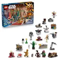 LEGO Star Wars Adventskalender 2025 - Weihnachten Spielzeug mit 24 Überraschungen - 2 Minifiguren & 5 Droidenfiguren - Kinder Spielset - Geschenk für Jungen ab 6 Jahren & Star Wars Fans - 75418