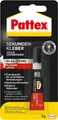Pattex Sekundenkleber Glas, Blisterkarte, 3g