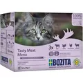 Bozita Katzen-Nassfutter Pouch Multibox Fleisch in Sauce 12 x 85 g