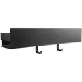 Designfabrik Hamburg Duschablage, Schwarz, Metall, Rechteckig, 42x8x9 cm, Badezimmer, Baden & Duschen, Duschablagen