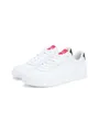 Tommy Hilfiger BASKET CORE LITE LTH Sneaker Freizeitschuh, Halbschuh, Schnürschuh mit Logo an der Schuhzuge