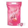 Lindt LINDOR Schokoladen| 1 kg Beutel, wiederverschließbar | ca. 80 Kugeln weiße Schokolade mit Erdbeer-Sahnecrème | Großpackung, Pralinen-Geschenk