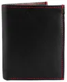 Monopol 3000166-001 Unisex Geldbörse Echtleder schwarz/ rot 10 x 12 x 3 cm cm