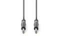 Nedis COTH23020GY30 Audio- & Video-Kabel, Stereo-Audiokabel, Stereo-Audiokabel, 6,35 mm Stecker, flexibles Kabel, ideal für Audioverbindungen