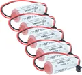 vhbw 5x Batterie Ersatz für Sanyo GT15-Bat, ER2/3A, CR17335SE-R für Steuereinheit (1800 mAh, 3 V, Li-Ion)