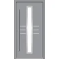 Splendoor Sicherheitshaustür "OMIS Prime RC2", Aluminium, in verkehrsgrau
