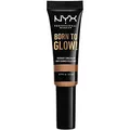 NYX Professional Makeup Born to Glow Radiant Concealer, Schillerndes Finish, Reduktion von Augenringen, Highlighten und Contouring, Vegane Formel, Farbton: Neutral Tan