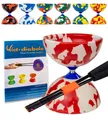 Jester Diabolo Jonglierset – Fester Achse ProfiDiabolo mit SuperglassHandstäb...