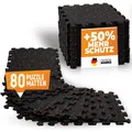 NEOLYMP Bodenschutzmatte Fitness aus Kautschuk - Puzzlematte