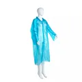 Ampri Med-Comfort Einmal PE-Besucherkittel Heavy 10 Stück Blau Schutzkittel L/XL