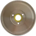 Ritter Standard Wellenschliffmesser mit gelbem Zahnrad, Hobelmesser, Edelstahl, Gelb, Edelstahl