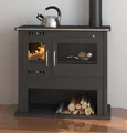EEK A Küchenofen Holzherd Victoria VIKI LUX schwarz 10,5kW Küchenhexe Backofen