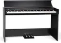 FunKey DP-1088 SM Digitalpiano - Schlankes Keyboard im Digitalpiano-Design - 88 anschlagdynamische Keyboard-Tasten, 128-fach polyphon - 20 Sounds - Twinova-, Split- und Dual-Funktion - Schwarz matt