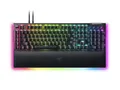 Razer BlackWidow V4 Pro (Green Switch) - Mechanische Gaming-Tastatur (Klickende Mechanische Switches, Befehlsrad und 8 Makro-Tasten, Multifunktionsrolle, Handballenauflage) QWERTY US-Layout | Schwarz