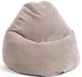 SITTING POINT only by MAGMA Shara Sitzsack XL aus Cord – 70×110 cm Bean Bag Chair, Cord Sitzsack für Erwachsene und Kinder, Gaming Sitzsack – pflegeleichter Bezug & nachfüllbare EPS-Füllung
