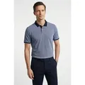MARVELIS Poloshirt meliert, leicht tailliert blau M (48)
