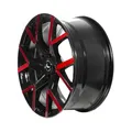 1x BARRACUDA TZUNAMEE EVO black gloss flashred 8.5Jx19 5x112 ET38