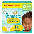 Pampers Premium Protection Gr.6 Extra Large 13+kg Windeln, 144 Stück, Monatsbox