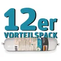 Natürliche Hundewurst Lachs pur – glutenfrei, schnittfest– 12x 600g Fleischwurst
