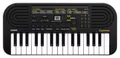 Schwarzes Casio Keyboard SA-51 mit 32 Mini-Tasten, 100 Sounds und Lautsprechern