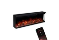 GLOW FIRE Elektrokamin Insert Wandkamin mit 3D Feuer und Heizung (Thermostat, 900- 1800 W), Elektrischer Stand-, Wand- oder Einbaukamin mit APP Steuerung, LED