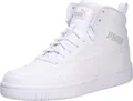 Puma Mädchen Sneaker, weiß(pumawhitecoollightgra (005)), Gr. 4