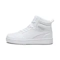 PUMA Unisex Kinder Rebound V6 Mid Jr Turnschuhe, White Cool Light Gray, 37 EU