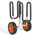VEVOR Transportwagen, 68 kg, Stand Up Paddle Board Trolley mit 25,4 cm Vollgummireifen, Schaumstoffpolster, Spanngurt, ideale Transporthilfe für P...