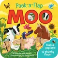 Moo Peek a Flap Children's Board Book (Peek a Boo Ani by Jaye Garnett 1680526138