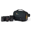 Lowepro Trekker Lite HP 100, Kompakter Kamerarucksack mit Tablet-Fach, Kameratasche für Spiegellose Crop-Sensor-Kameras, UltraCinch-Kompressionssystem, Schwarz