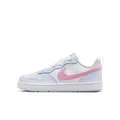 Nike Kinder Court Borough Low ESS+ (Gs) Freizeit-Schuhe, White/Pink Rise/Football Grey, 40