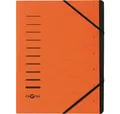 PAGNA Fächermappe Ordnungsmappe 7 Fächer orange