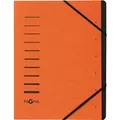 PAGNA Ordnungsmappe 7 Fächer orange