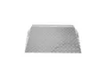 TRUTZHOLM Auffahrrampe Türschwellenrampe ca. 10 cm Höhe 60 cm Traglast 250 kg Aluminium grau (Stück, 1-St), Hohe Traglast, rutschfeste Oberfläche