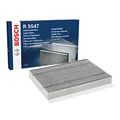 Bosch R5547 Aktivkohle Innenraumfilter - filtert Gerüche, Pollen und Staub - Ersatzfilter für bessere Luftqualität im Fahrzeuginnenraum