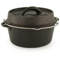 Petromax - Feuertopf - Topf Gr 3,5 l - ft4,5 schwarz/grau