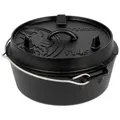 Petromax Dutch Oven 2-tlg. FT4.5-T Gusseisen Schwarz S (Small)