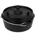 Petromax Dutch Oven Feuertopf 3,5 Liter Ofen Camping-Kochtopf Pfanne ohne Füße