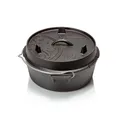Petromax Feuertopf ft4.5-t Gusseisen Dutch Oven Boden plan ohne Füße Lagerfeuer
