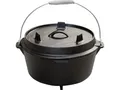 BlueCraft Schmortopf, Gusseisen, Premium Dutch Oven 4.5 qt mit Füßen