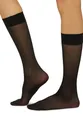 Wolford Damen Matt Fein Kniestrümpfe Satin Touch 20 Knee - Highs 31206, 20 DEN, Gr. Medium, Schwarz (Black 7005)