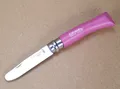 Opinel  Kindermesser Taschenmesser Schnitzmesser abgerundeter Klinge rosa P02