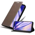 Cadorabo Hülle für Sony Xperia 5 II Schutz Hülle in Braun Handyhülle Etui Case Cover Magnetverschluss