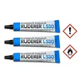 (258,17 EUR/kg) 3 x Ruderer Kunststoff-Kleber L530 20g Spezialkleber ABS PLA PVC