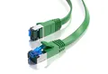 JAMEGA CAT 7 Flachkabel, RJ45 LAN Ethernet Patchkabel Netzwerk LAN-Kabel, CAT.7, RJ-45 Stecker (Ethernet) (1000 cm)
