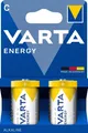2 Varta 4114 Energy C / Baby Alkaline Batterien im 2er Blister