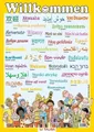 Multilinguales LernPOSTER "Willkommen": (in 35 Sprachen)